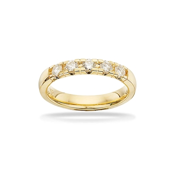 Grace Alliancering i 14 kt. med i alt 0,55 ct. 7225,5