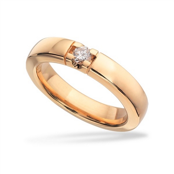 Scrouples - Grace Alliancering i 14kt guld med i alt 0,15ct.