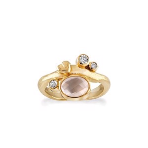 Rabinovich - Lovely ring i forgyldt sølv - 74820373