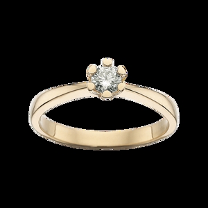 Vida diamantring i 14 kt. guld 0,03 - 0,50 ct.  7815,03