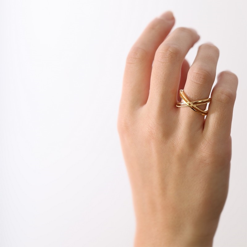 Christina Smykker - Multi Energy Forgyldt ring 4.7.BA