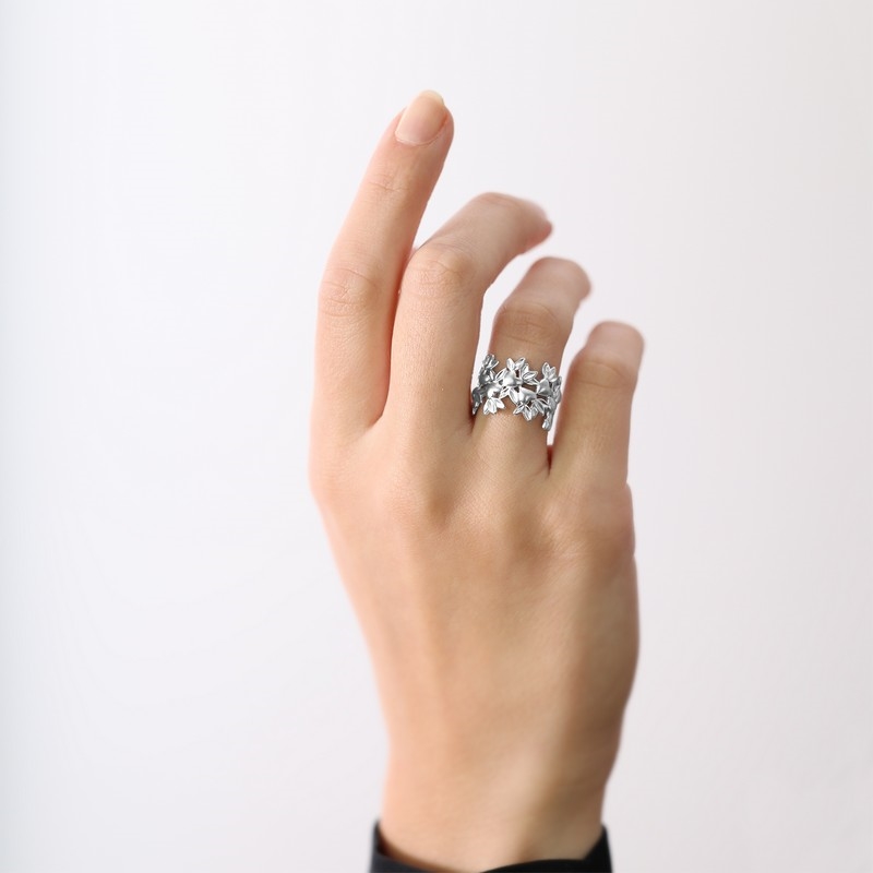 Christina Collect - MY LOVING NATURE i sølv ring - 4.9.A