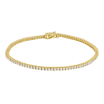 Tenninarmbånd i 14 kt fra Siersbøl 80100390500