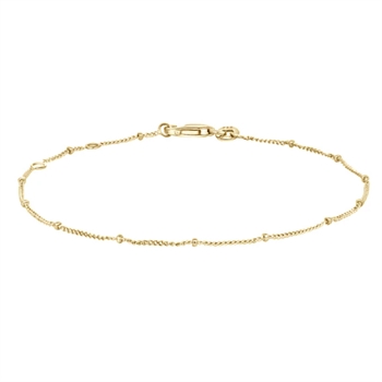 Nordahl Jewellery LINE52 armbånd i forgyldt sølv