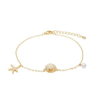 Joanli Nor SELINANOR armbånd i forgyldt sølv