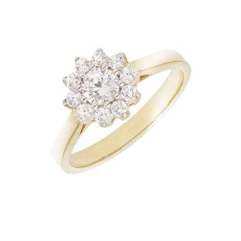 Aagaard forlovelsesring m 0,52 ct lab-grown diamanter