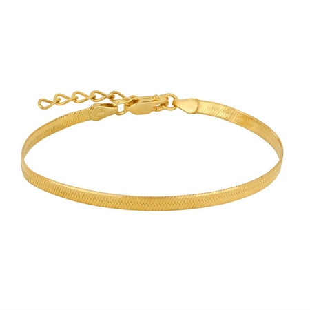 Nordahl Jewellery - FLAT52 forgyldt armbånd