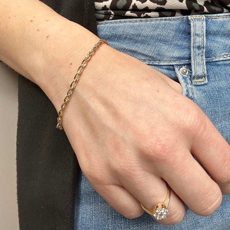 Armbånd i 8 kt. guld i kæde af Siersbøl | 80820710300
