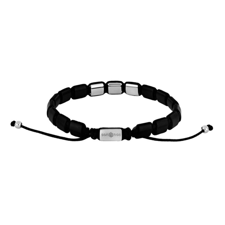 Son of Noa - Square i blank stål armbånd 80890182723