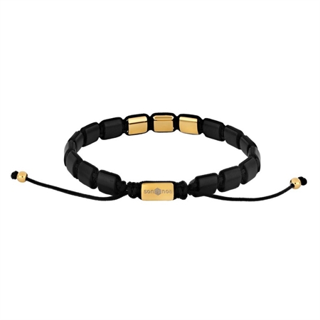 Son of Noa - Square i forgyldt stål armbånd 80890182823