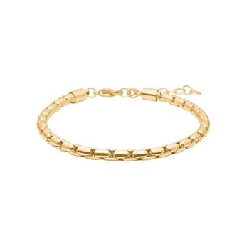 Son of Noa - Rustfrit stål armbånd med IP guld belægning