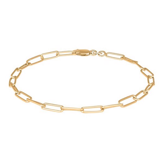 Nordahl Jewellery - BOND52 lænke armbånd i forgyldt sølv 80254945900