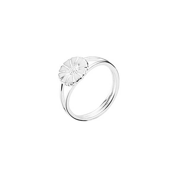 til Analytisk klassisk Lund Copenhagen Marguerit ring - 9 mm. sølv - 907009-H