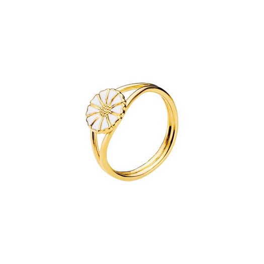 Billede af Lund Copenhagen Marguerit ring - 9 mm. forgyldt sølv