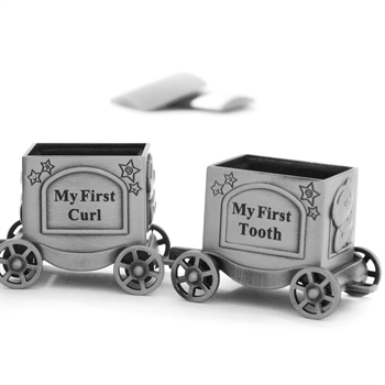 NOA Kids - Tog æske til min første tand/hårlok (fortinnet)