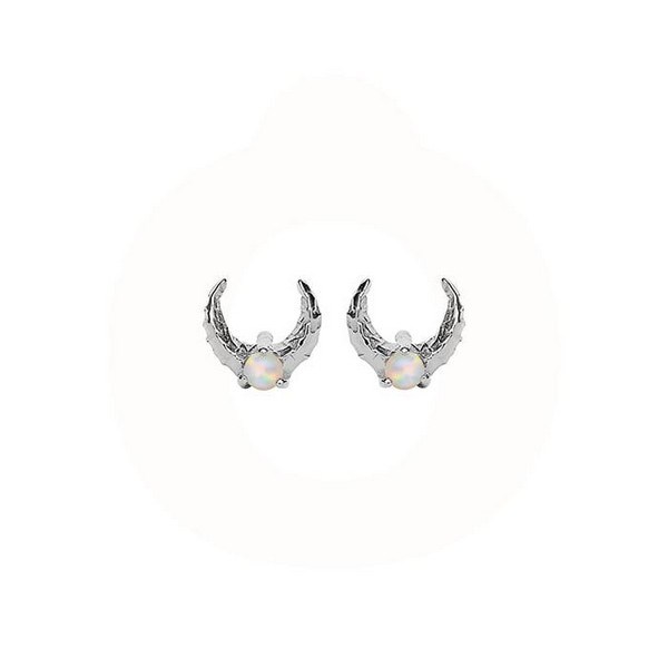 Nynette øreringe i sølv fra Maanesten | 9618c