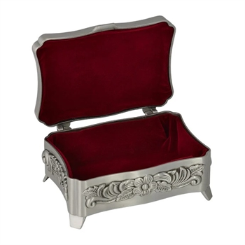 NOA Kids - Smykkeskrin med blomster (fortinnet)