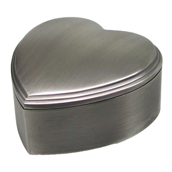 NOA Kids - Smykkeskrin hjerte 8x8 cm fortinnet