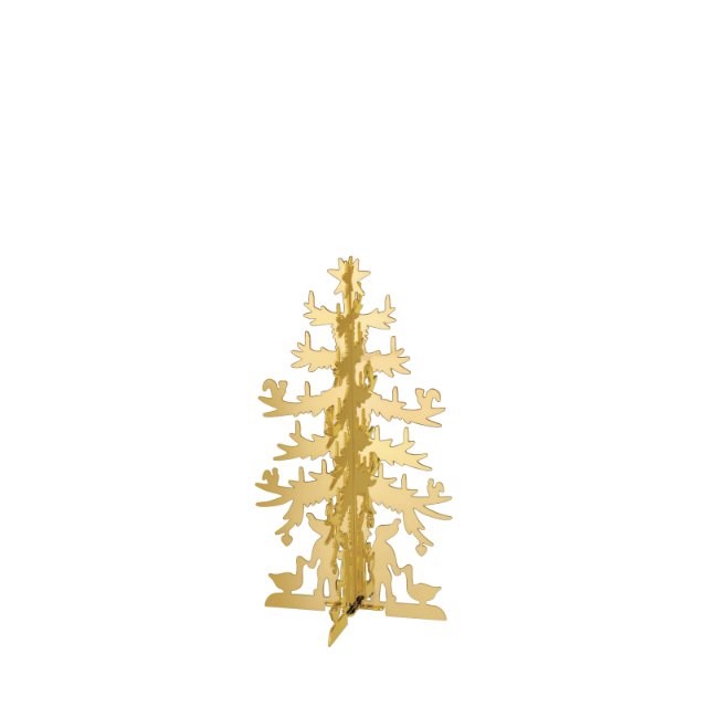 H.C. Andersen Julepynt - Grantræ i forgyldt - Mini 90 mm