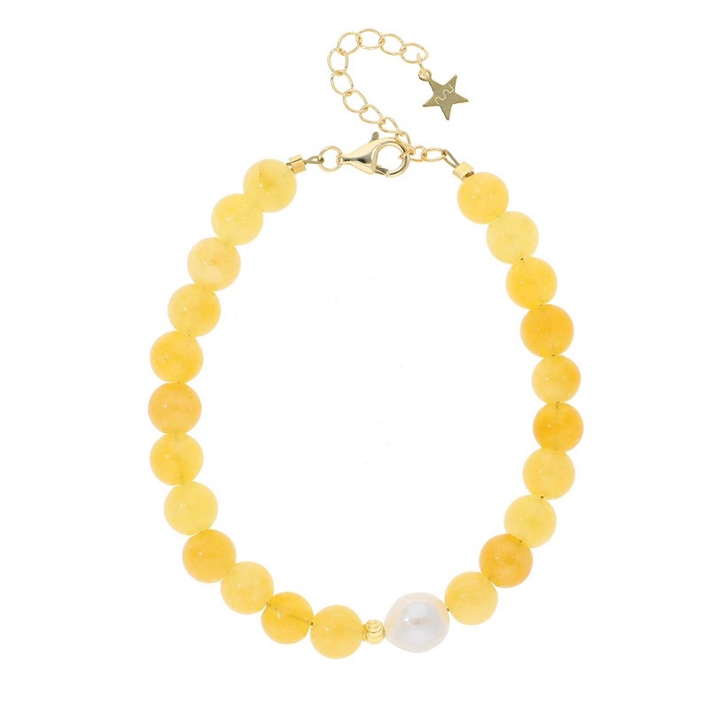 Nuni Florence armbånd i forgyldt sølv A3152-Yellow