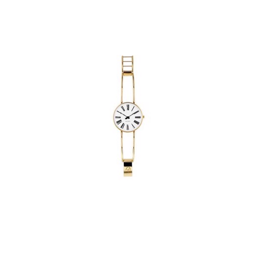 Bøjleur Roman urskive, guld rem af Arne Jacobsen 53307-1619