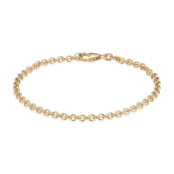 Billede af Anker Rund 14 kt. guld armbånd- 21 cm - 2,50mm