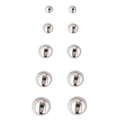Kugle øreringe i sølv Ø3-7 mm fra Nordahl. SPAR 10%
