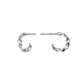 Amalie øreringe i sølv fra Maanesten | 9768c