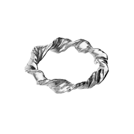 Amy ring i sølv m. twist fra Maanesten - 4784c