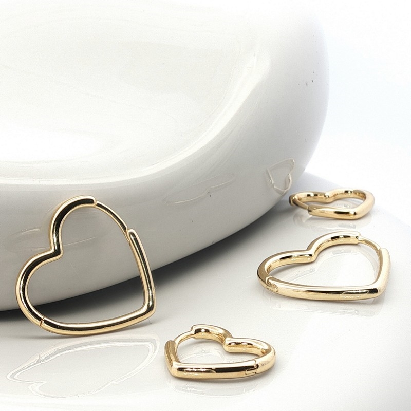 Love Me Shiny Small Creoler fra Aqua Dulce