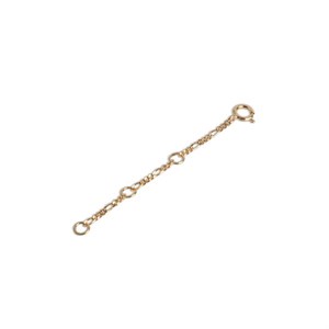 Enamel - Figaro Extender Chain forlængerled i forgyldt sølv b100g