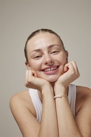 Enamel - Lola Carmen Serene armbånd i forgyldt sølv