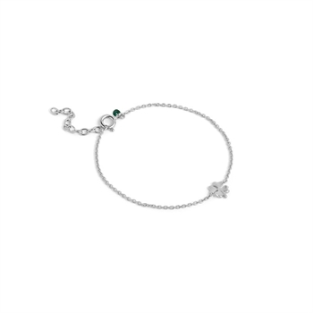 Enamel - Four-Leaf Clover armbånd i sølv