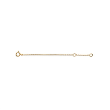 Enamel Anklet Extender Cable er et lille stykke kæde i guldbelagt sterlingsølv