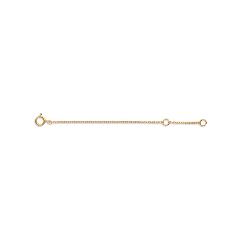 Enamel Anklet Extender Cable er et lille stykke kæde i guldbelagt sterlingsølv