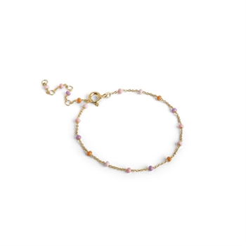 Lola Blush armbånd i forgyldt sølv af Enamel
