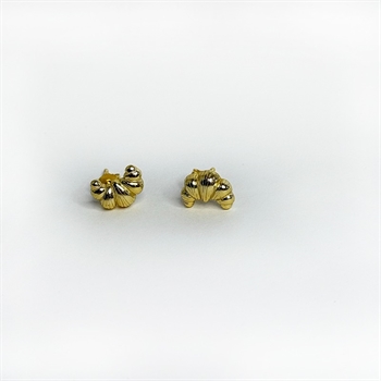  Croissant øreringe i forgyldt sølv fra ByBirch