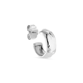 Jane Kønig -Bruised Heart Hoop i sølv