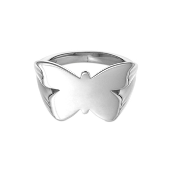 Butterfly Signet ring i sølv BSR-HS23-S 2