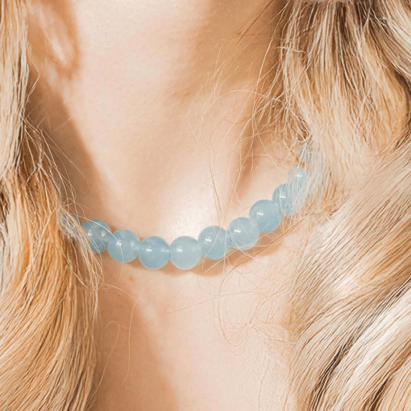 Vincent - Candy Coral Lagoon halskæde i forgyldt sølv