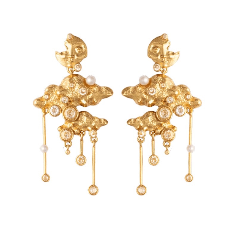 Cosmic Cascade øreringene fra House of Vincent