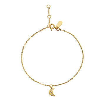 Maanesten - Celestia armbånd i forgyldt 8618a