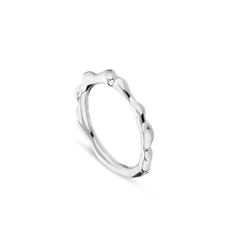 Jane Kønig Drippy ring i sølv | DR-AW22-S