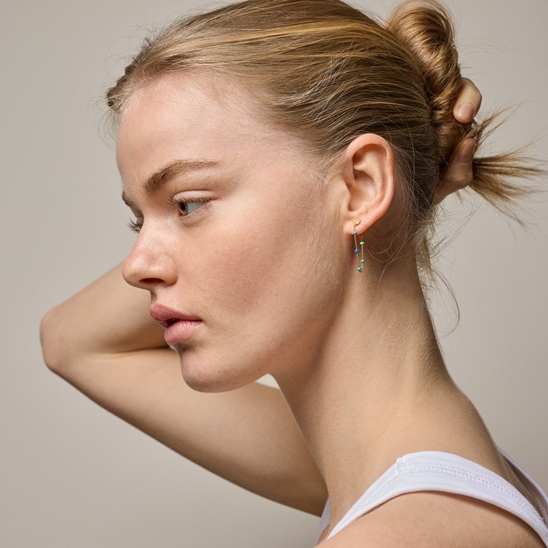 Lola Atlantic øreringe i forgyldt sølv af Enamel, model