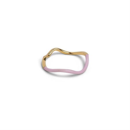 Light Pink Sway ring fra Enamel Copenhagen R78GM