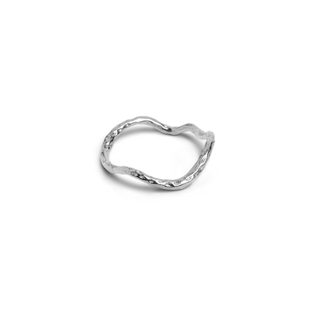 Sway ring i sølv fra Enamel Copenhagen R78SM