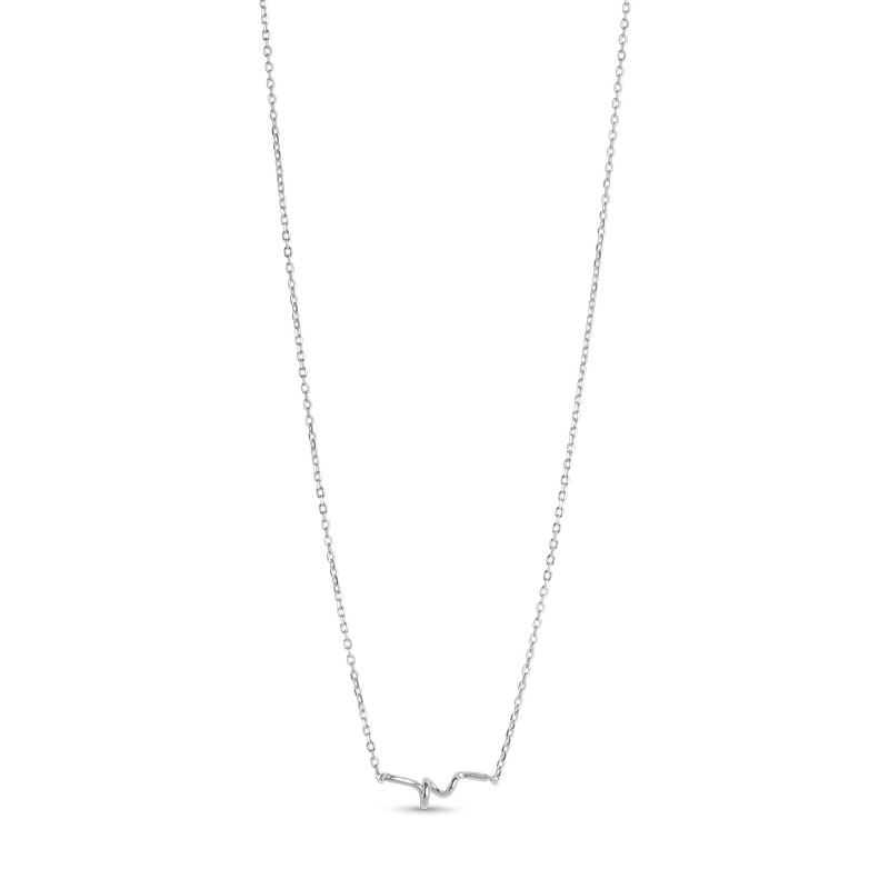 Twist halskæde i sølv fra Enamel N106S