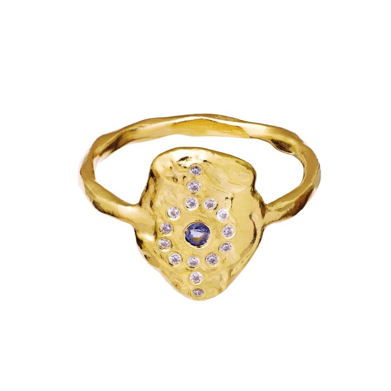 Maanesten - Enya ring i forgyldt 4806a