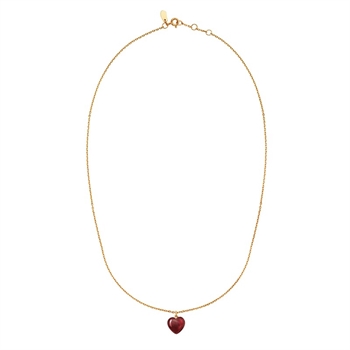 Esma Heart halskæde i forgyldt sølv fra Maanesten 2