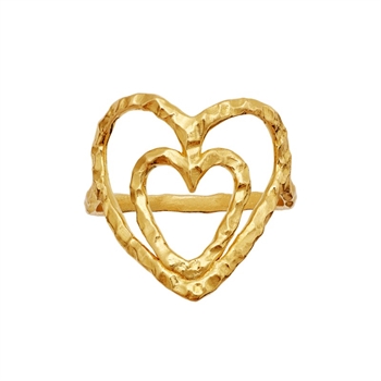 Maanesten Felicity Ring i 18 karat forgyldt sølv